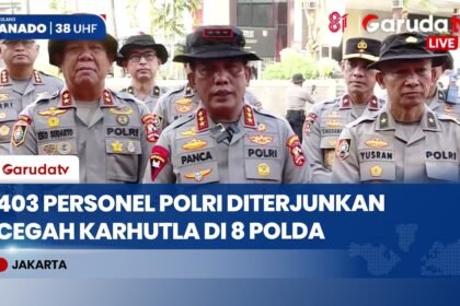 Tekan Kelalaian Manusia, Polri Sebar 403 Personel Satgas Karhutla di 8 Polda Rawan Kebakaran