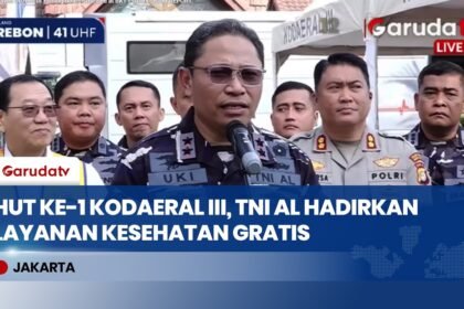 Sambut HUT Perdana Kodaeral III, TNI AL Gelar Bakti Sosial Serentak