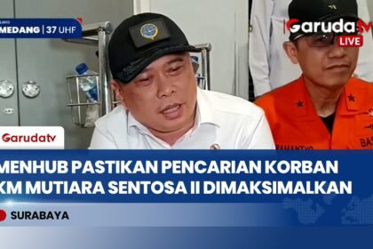 Menhub Tegaskan Operasi SAR dan Pendataan Korban Terus Dilanjutkan