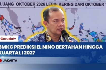 BMKG Prediksi Puncak Kemarau Terjadi Agustus–September 2026