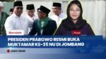 Presiden Prabowo Soroti Cita-cita Pendiri Ormas Islam Terbesar di Indonesia