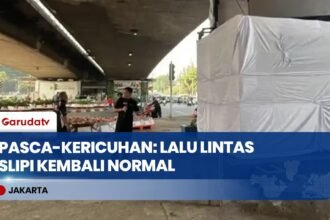 Laporan Langsung Edo Yogga: Kondisi Pos Lantas Slipi Pasca-Kerusuhan Demo DPR