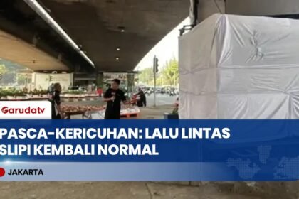 Laporan Langsung Edo Yogga: Kondisi Pos Lantas Slipi Pasca-Kerusuhan Demo DPR