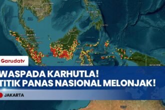 Karhutla Memanas! Lebih dari 1.250 Titik Panas Terdeteksi di Indonesia Sepekan Terakhir