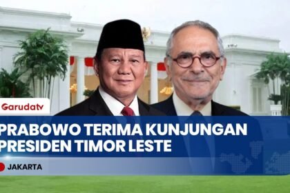 Presiden Prabowo Terima Kunjungan Presiden Timor Leste Ramos Horta di Istana Merdeka