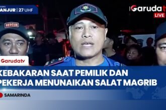 Kebakaran Gudang Rongsokan di Samarinda Hanguskan Seisi Bangunan dan Truk