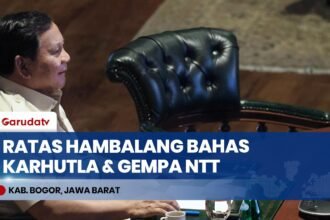Presiden Prabowo Pimpin Rapat di Hambalang: Bahas Karhutla, Gempa NTT, hingga Perekrutan TNI