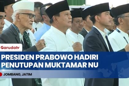 Presiden Prabowo Dijadwalkan Tutup Muktamar ke-35 NU di Ponpes Bahrul Ulum Jombang