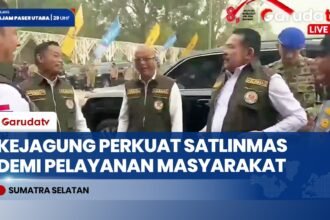 Dihadiri Jaksa Agung & Wamendagri, 3.000 Anggota Satlinmas Gelar Apel Akbar di Palembang