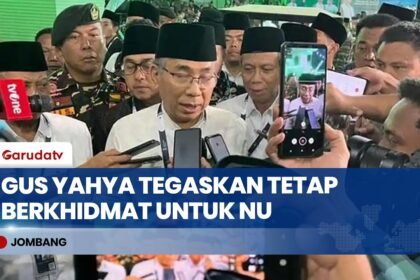 Gus Yahya menegaskan tetap berkhidmat untuk NU meski tak lagi menjabat Ketua Umum PBNU