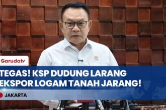 KSP Dudung Tegaskan Larangan Ekspor Logam Tanah Jarang Utama, Produk Turunan Diizinkan