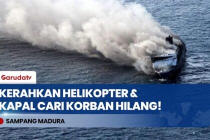 Hari Kedua! Misi Pencarian Korban KM Mutiara Sentosa 2 Diperluas Lewat Udara dan Laut