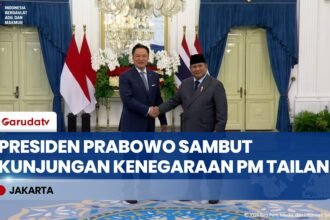 Presiden Prabowo Sambut PM Thailand Anutin Charnvirakul di Istana, Bahas Kemitraan Strategis