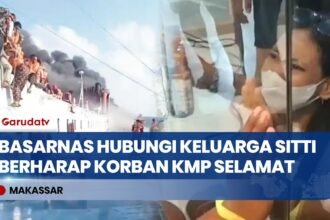 Tangis Keluarga Pecah, Sitti Fatimah Diduga Jadi Korban Kebakaran KMP Mutiara Sentosa II
