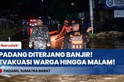 UPDATE BANJIR PADANG: Hujan Deras Picu Banjir Bandang, Tim SAR Evakuasi Warga Hingga Mala