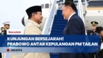 Akhiri Kunjungan di Indonesia, PM Thailand Anutin Charnvirakul Resmi Dilepas Presiden Prabowo
