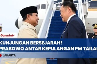 Akhiri Kunjungan di Indonesia, PM Thailand Anutin Charnvirakul Resmi Dilepas Presiden Prabowo