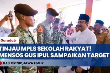 Mensos Saifullah Yusuf Tinjau Langsung MPLS di Sekolah Rakyat Terintegrasi 1 Gresik!