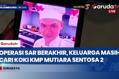 Keluarga Pertanyakan Nasib Koki KMP Mutiara Sentosa 2 yang Belum Ditemukan