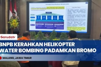 Medan Terjal! BNPB Kerahkan 2 Helikopter Water Bombing Padamkan Karhutla TNBTS Bromo