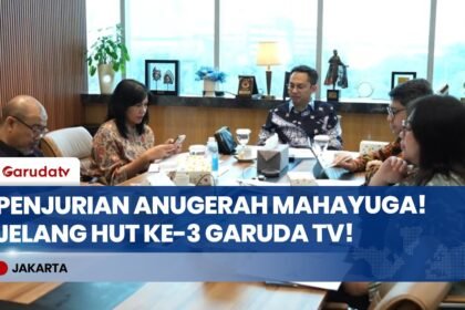 Jelang HUT Ke-3 Garuda TV, Tim Panelis Tentukan Pemenang Anugerah Mahayuga