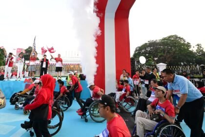 Lautan Merah Putih di Istana Merdeka, Lebih dari 10 Ribu Pelari Padati Merdeka Run 2026