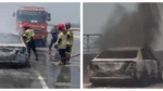 Sedan Mewah Ludes Dilalap Si Jago Merah di Tol Layang MBZ, Pengemudi Lansia Selamat