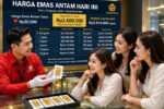 Harga emas Antam pada Rabu pagi turun Rp30.000 menjadi Rp2.680.000 per gram, sementara harga buyback berada di Rp2.516.000 per gram.