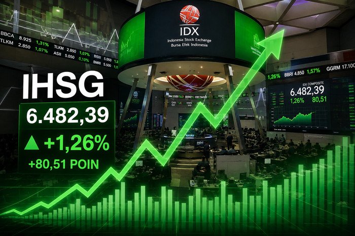 IHSG melanjutkan penguatan pada sesi pertama perdagangan Selasa, 18 Agustus 2026, di tengah sentimen ekonomi domestik dan risiko geopolitik.
