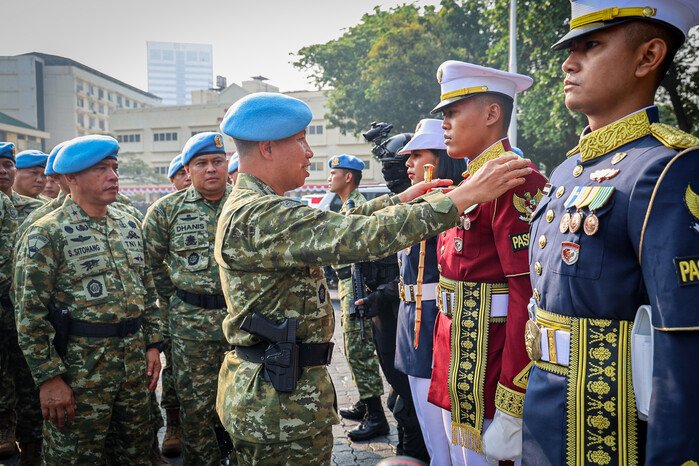 Alutsista Modern Disiagakan, Ribuan Personel Paspampres Siap Kawal HUT ke-81 RI 2 Alutsista Modern Disiagakan, Ribuan Personel Paspampres Siap Kawal HUT ke-81 RI
