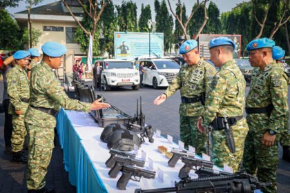 Paspampres menggelar apel kesiapan Satgaspam VVIP untuk mengamankan rangkaian HUT ke-81 Kemerdekaan RI 2026.