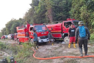 Pemerintah mengerahkan 12.880 personel gabungan untuk memperkuat penanganan karhutla di tiga provinsi prioritas Kalimantan.