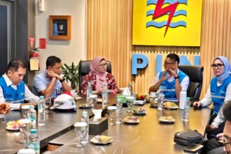 Direktur Utama PLN Darmawan Prasodjo meninjau kesiapan sistem kelistrikan di Istana Merdeka menjelang Upacara Peringatan HUT ke-81 Kemerdekaan RI, Minggu (16/8/2026).