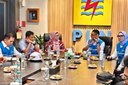 Direktur Utama PLN Darmawan Prasodjo meninjau kesiapan sistem kelistrikan di Istana Merdeka menjelang Upacara Peringatan HUT ke-81 Kemerdekaan RI, Minggu (16/8/2026).