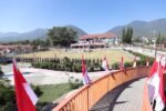 Upacara HUT ke-81 RI berlangsung di Lapangan Motang Rua, Ruteng, Manggarai, NTT, di tengah proses penanganan dan pemulihan pascagempa Flores.