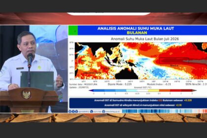 BMKG mencatat Juli 2026 sebagai bulan Juli paling kering sejak 1991 akibat El Nino kuat dan IOD positif yang memicu meluasnya kekeringan di berbagai wilayah Indonesia.