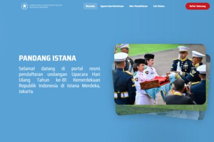 Antusiasme masyarakat memadati pendaftaran Upacara HUT Ke-81 RI di Istana Merdeka hingga seluruh kuota sementara habis dalam waktu singkat.