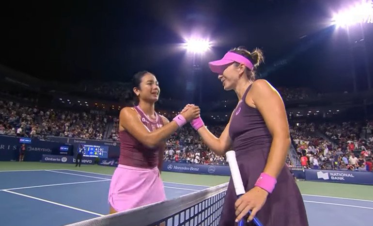 Belinda Bencic tampil dominan saat mengalahkan Alexandra Eala dan memastikan tiket ke perempat final National Bank Open 2026.