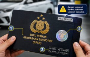 Masyarakat perlu memeriksa keaslian BPKB sebelum membeli kendaraan bekas untuk menghindari risiko dokumen palsu dan persoalan administrasi.