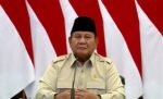 Presiden Prabowo Subianto menyampaikan sambutan virtual saat peresmian ribuan jembatan dan sumber air bersih hasil pembangunan TNI-Polri, Kamis (13/8/2026).