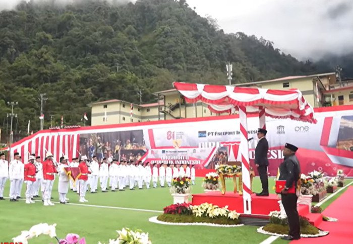 Peringatan HUT ke-81 RI di PT Freeport Indonesia menjadi momentum Tony Wenas mengenang korban tragedi GBC dan memperkuat budaya keselamatan kerja.