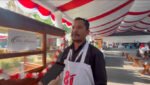 Pedagang kue pancong Iwan Setiawan kembali mendapat undangan Presiden Prabowo Subianto dalam peringatan HUT ke-81 RI di Istana Kepresidenan.