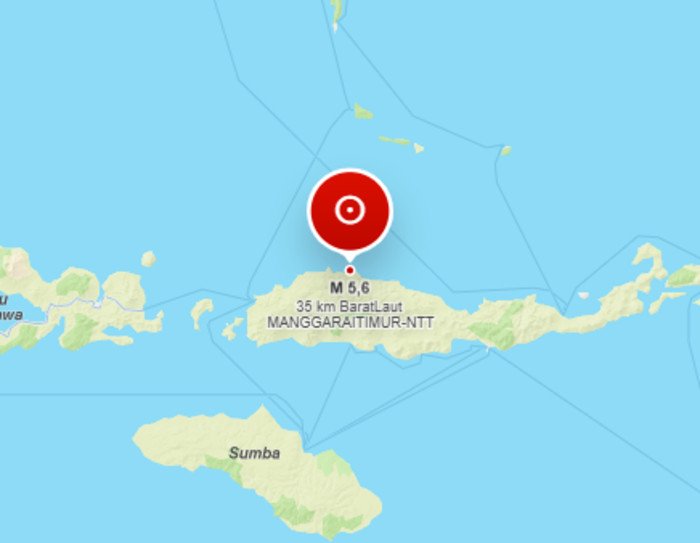 Gempa kembali mengguncang wilayah Flores, Nusa Tenggara Timur, pada Kamis pagi, 20 Agustus 2026.