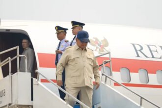 Presiden Prabowo Subianto meninjau langsung penanganan karhutla di Kalimantan Barat, Sabtu (22/8/2026).
