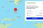 Gempa bumi M5,1 mengguncang barat daya Kepulauan Sangihe, Sulawesi Utara, dengan kedalaman 295 kilometer dan tidak berpotensi tsunami.