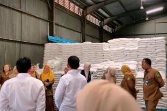 Bulog Sumut menyalurkan beras SPHP melalui Gerakan Pangan Murah untuk membantu menjaga stabilitas harga pangan di 33 kabupaten/kota.