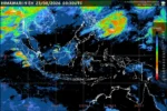 Prakiraan cuaca ibu kota provinsi Indonesia pada Minggu, 23 Agustus 2026 menunjukkan kondisi yang beragam, dari cerah berawan hingga hujan dan petir.