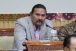 Anggota Komisi III DPR RI Martin Tumbelaka menyoroti transparansi seleksi calon Hakim Agung 2026 dalam RDP bersama panitia seleksi di Kompleks Parlemen, Jakarta.