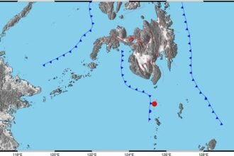 Gempa tektonik M6,3 mengguncang perairan selatan Pulau Balut, Filipina, Kamis (6/8/2026), namun PHIVOLCS memastikan tidak berpotensi menimbulkan kerusakan maupun gempa susulan signifikan.