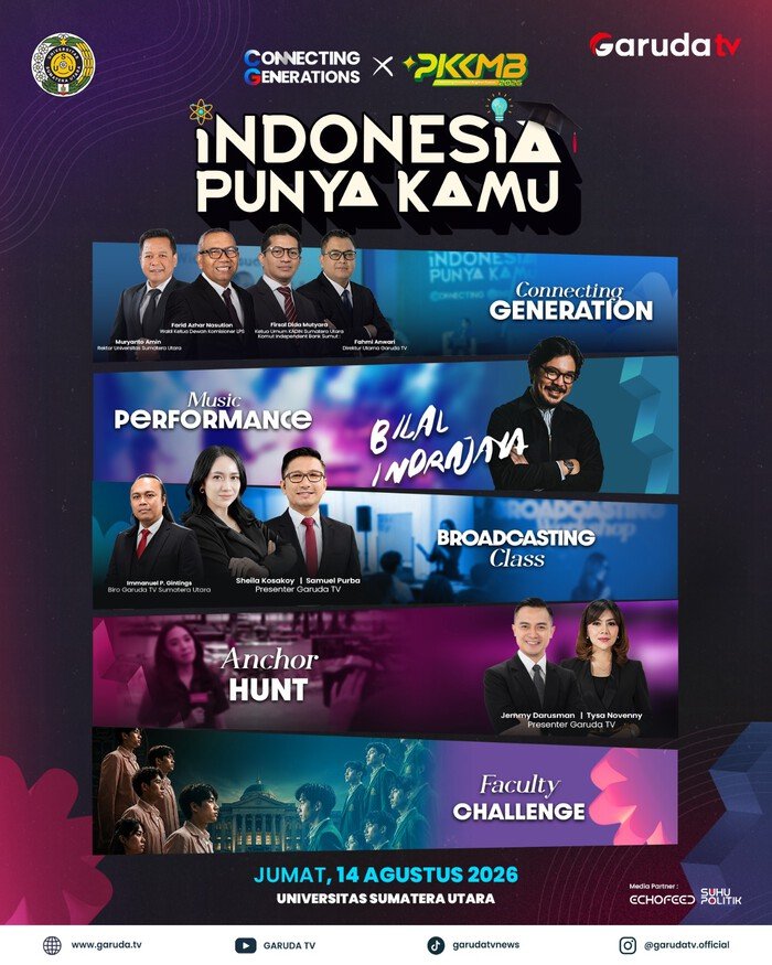 Garuda TV Bawa 'Connecting Generations' ke USU, Bahas Kecerdasan Finansial Generasi Muda 2 Garuda TV Bawa 'Connecting Generations' ke USU, Bahas Kecerdasan Finansial Generasi Muda